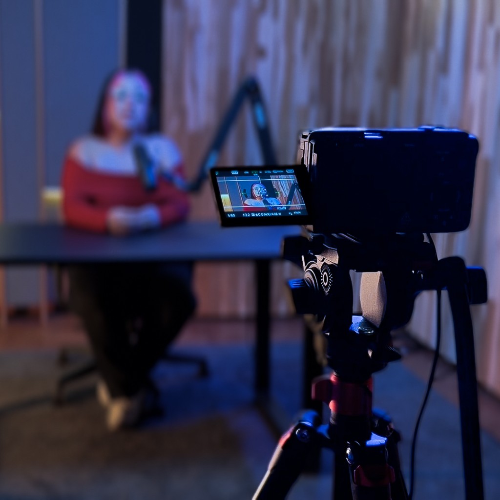 The Zone Podcast Studio — recording session